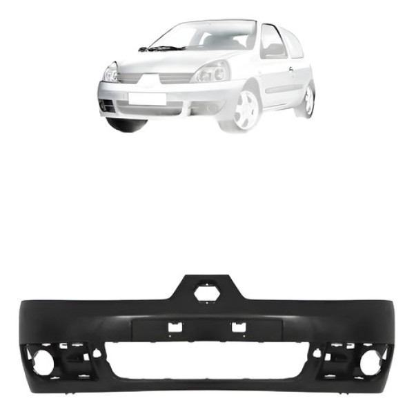 Parachoque Clio 2007 2008 2009 2010 2011 Novo Importado Preto