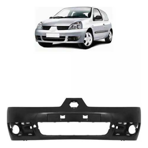 Parachoque Clio 2007 2008 2009 2010 2011 Novo Importado Preto