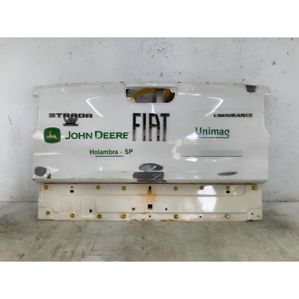 Tampa Traseira Fiat Strada 2020 2021 2022 2023 Original Branco