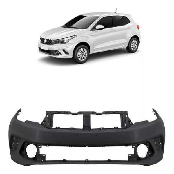 Parachoque Fiat Argo 2017 2018 2019 2020 2021 Novo Importado Preto