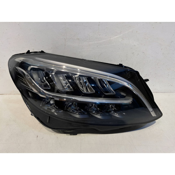 Farol C180 C200 Full Led 2018 2019 2020 2021 L.d Original Direito/passageiro