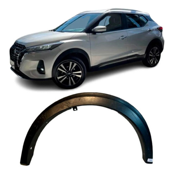 Moldura Paralama Nissan Kicks L.d 2022 2023 2024 / Original Preto