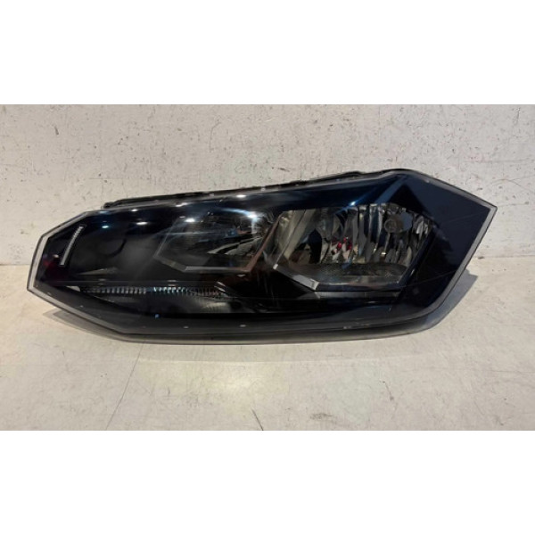 Farol Esquerdo Polo Virtus Friso Preto 2018 2019 2020 2021 Esquerdo/motorista