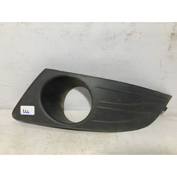 Moldura Milha Renault Logan 2012 2013 2014 L.e Original Preto Esquerdo