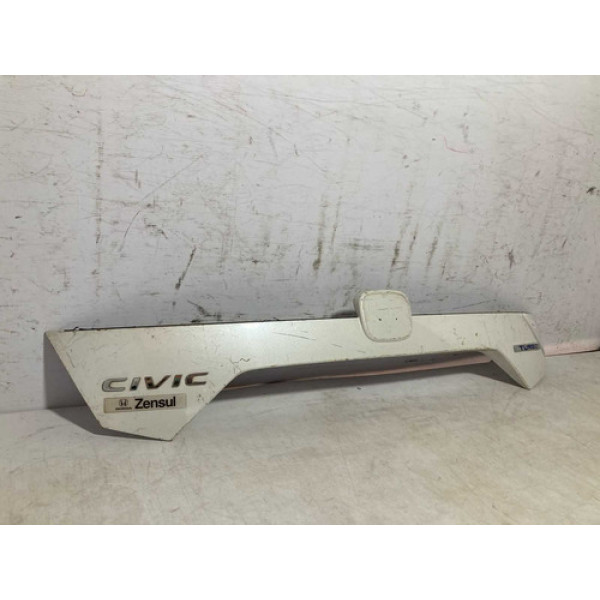 Aplique Tampa Traseira Honda Civic G10 2017 2018 2019 / Orig