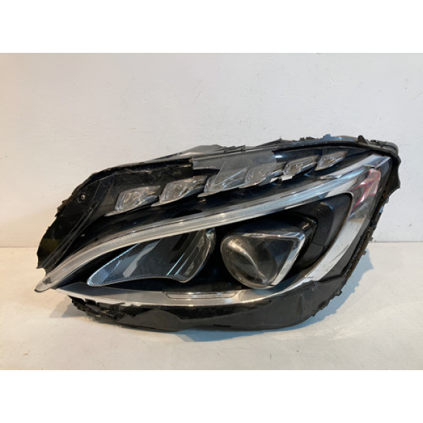 Farol C180 C200 2015 2016 2017 2018 C/detalhe L.e Original Esquerdo