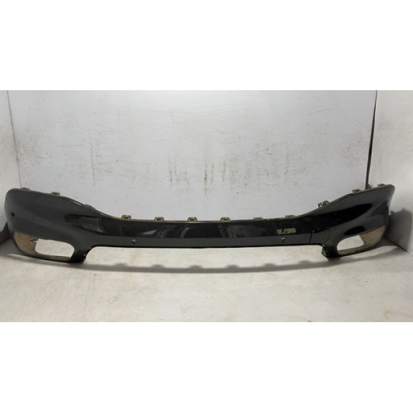 Spoiler Parachoque Traseiro Bmw X6 M Sport 2020 A 2022 / Ori Preto