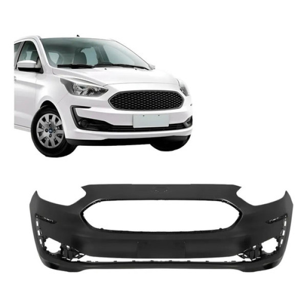Parachoque Dianteiro Ford Ka 2019 2020 2021 2022 Novo Import Preto