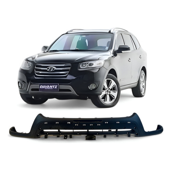 Spoiler Dianteiro Santa Fé 2011 2012 2013 Original Preto