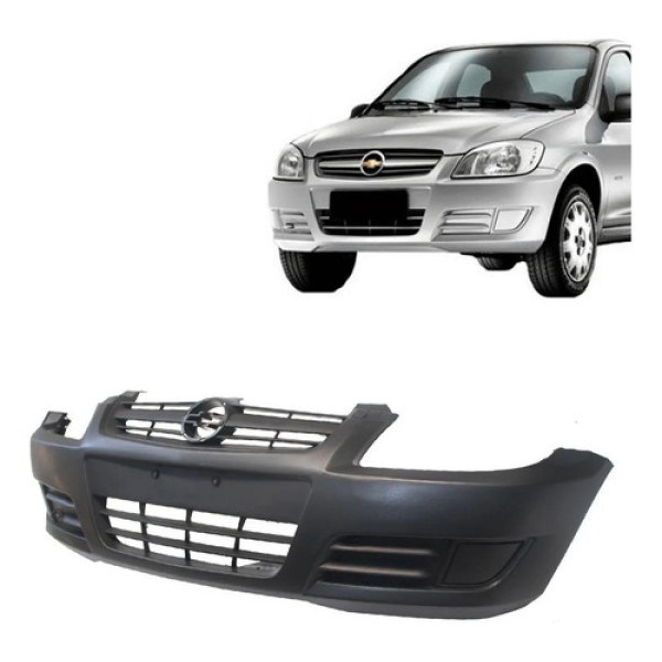 Parachoque Dianteiro Celta Prisma 2006 2007 2008 09 10 2011 Preto