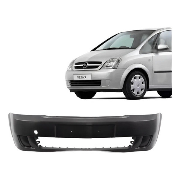 Parachoque Dianteiro Meriva 2003 2004 2005 A 2010 2011 Novo Preto