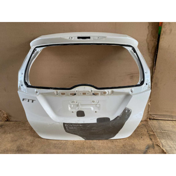 Tampa Traseira Honda Fit 2015 2016 2017 2018 2019 Original Branco