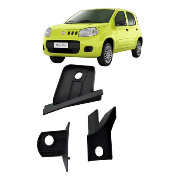 Kit Garra Recuperação Farol Uno Vivace Fiorino 2011 A 2014