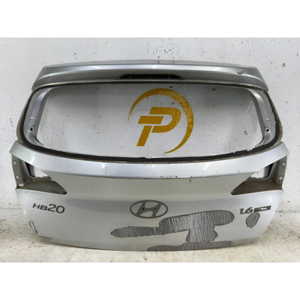Tampa Traseira Hyundai Hb20 Hatch 2013 2014 A 2019 / Origin Prata