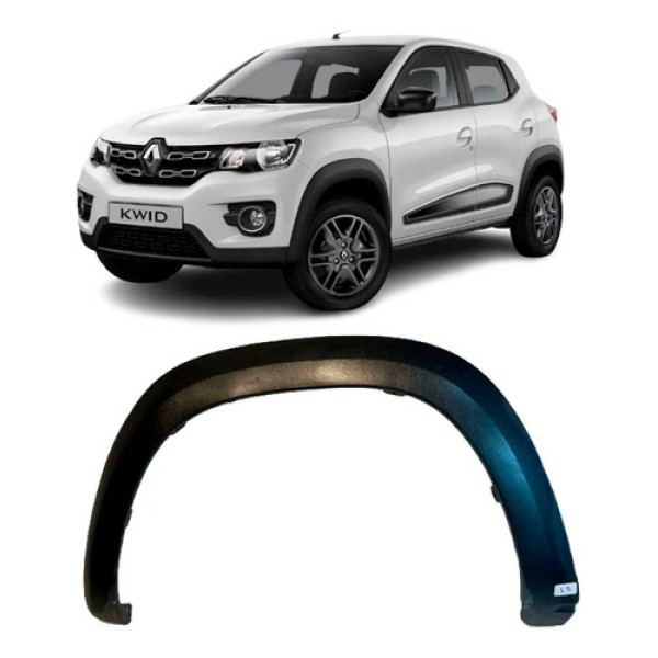 Moldura Paralama Renault Kwid Le 2016 2017 2018 2019 2020 Branco