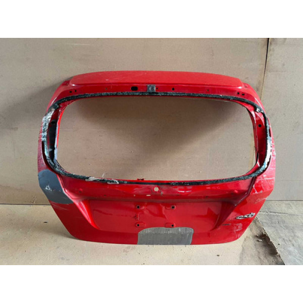 Tampa Traseira New Fiesta Hatch 2014 2015 2016 2017 2018 Ori Vermelho