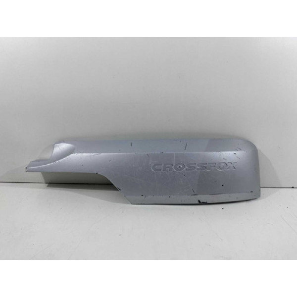Moldura Parachoque Tras. Crossfox 2015 2016 A 2021 Original Cinza Fosco