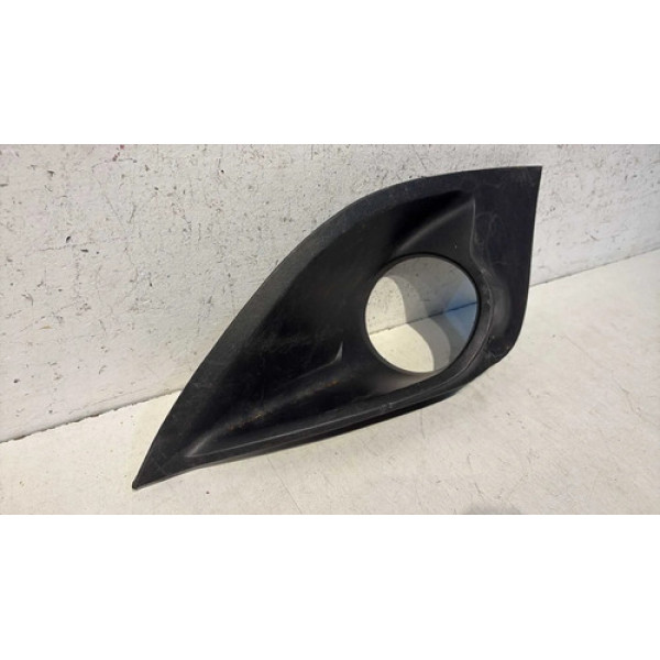 Moldura Farol Milha Esquerdo Ford Fiesta 2011 2012 2013 Preto Esquerdo
