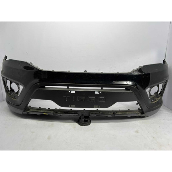 Parachoque Chery Tiggo 2 2018 2019 2020 2021 Original Preto Preto