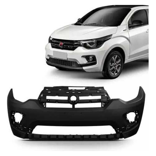 Parachoque Fiat Mobi 2017 2018 2019 2020 2021 Novo Importado Preto
