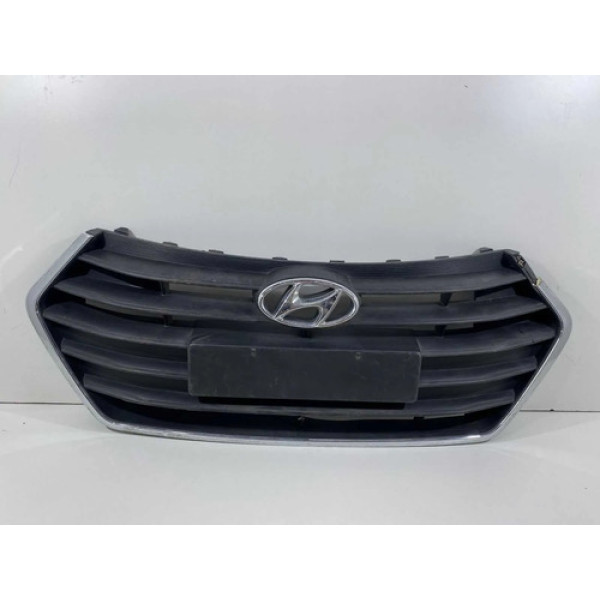 Grade Radiador Hyundai Hb20 2016 2017 2018 2019 Preto Fosco