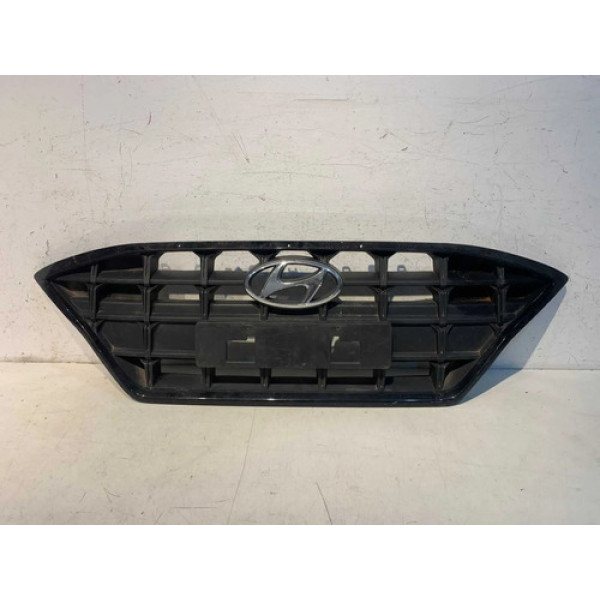 Grade Dianteira Hyundai Hb20 2020 2021 2022 Original Usado Preto Brilhante
