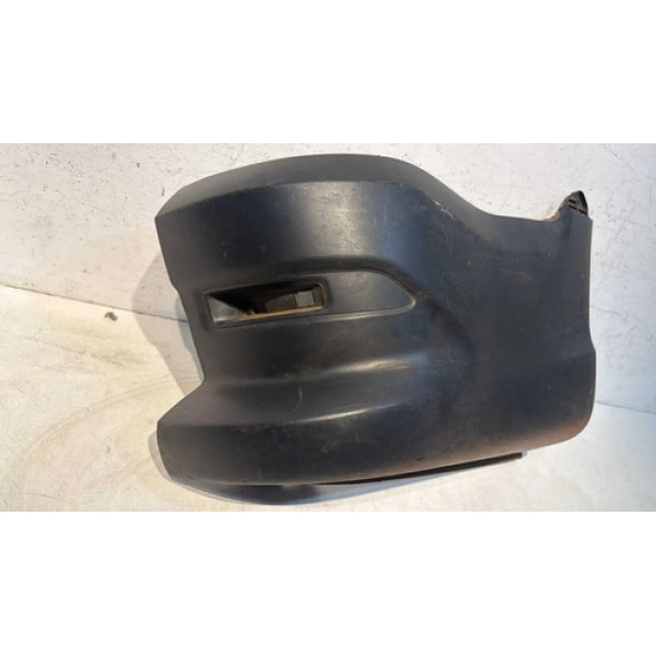 Ponteira Direita Parachoque Traseiro Fiat Strada 2020/2023 Preto