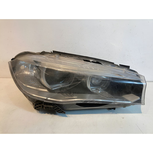 Farol Bmw X5 X6 2015 2016 2017 C/detalhe L.d Original Direito