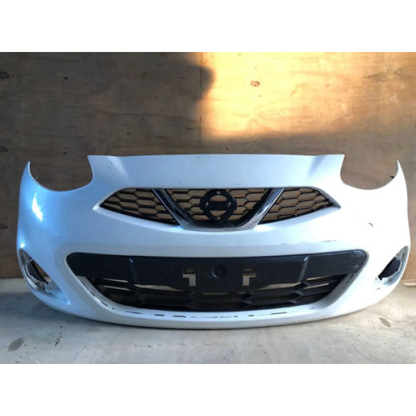 Parachoque Nissan March 2015 2016 2017 2018 A 2021 Original Branco