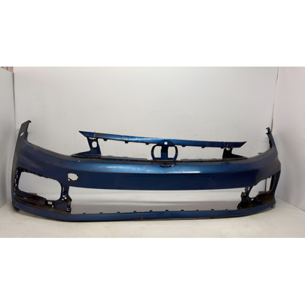 Parachoque Vw Polo Virtus Gts 2018 2019 2020 2021 Original Azul