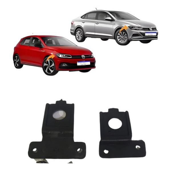 Kit Garra Recuperação Farol Vw Polo Virtus Esquerdo