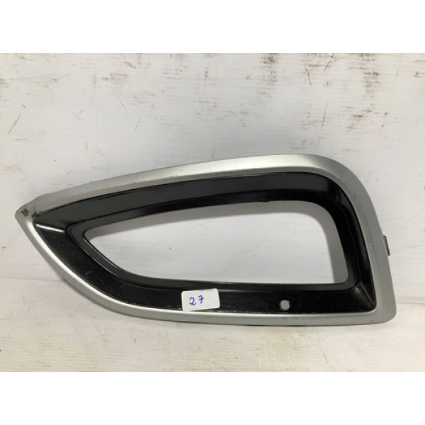 Moldura Milha Hyundai Ix35 2018 2019 2020 2021 L.e Original Preto Esquerdo