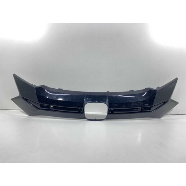 Moldura Friso Grade Honda Hrv 2016 2017 2018 Original Preto Fosco