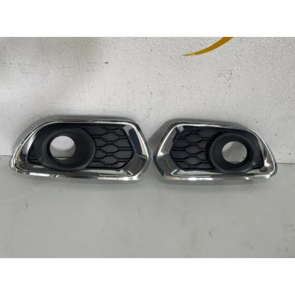 Par Moldura Milha Renault Sandero 2015 2016 2017 2018 2019 Preto