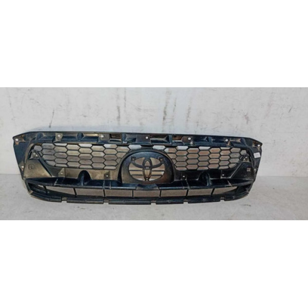 Grade Parachoque Dianteiro Toyota Hilux 2008 2010 2013 Preto Brilhante