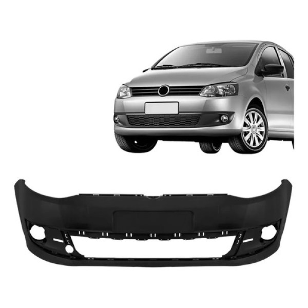 Parachoque Diant Vw Fox 2010 2011 2012 2013 2014 Novo Impor Preto