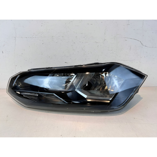 Farol Vw Polo Virtus Friso/preto L.e 2018 2019 A 2021 / Orig Esquerdo/motorista
