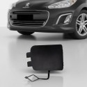 Tampa Reboque Parachoque Dianteiro Peugeot 308 2012 A 2016 Preto