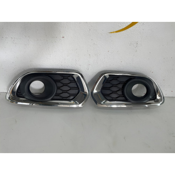 Par Moldura Milha Renault Sandero 2015 2016 2017 2018 2019 Preto