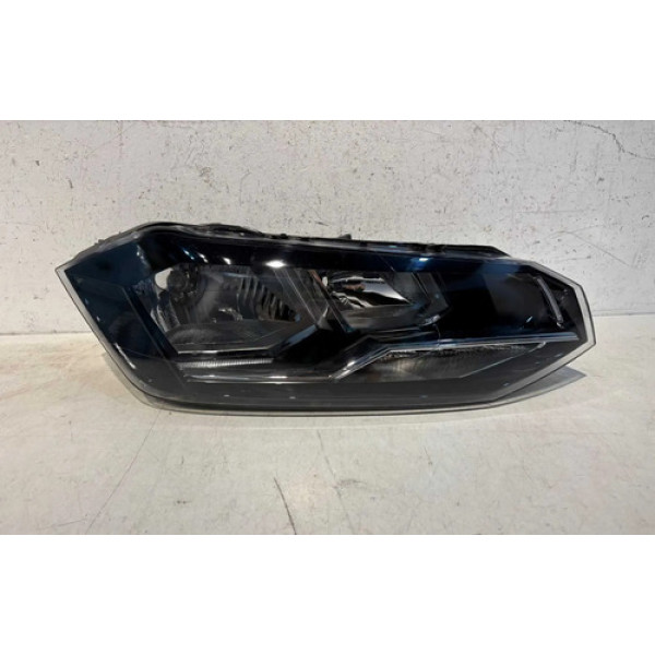 Farol Direito Polo Virtus Friso Cromado 2018 2019 2020 2021 Direito/passageiro