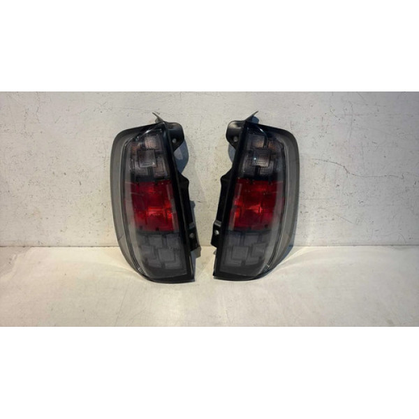 Par De Lanternas Fiat Uno 2016 2017 2018 2019 2020 Ambos Lados Vermelho