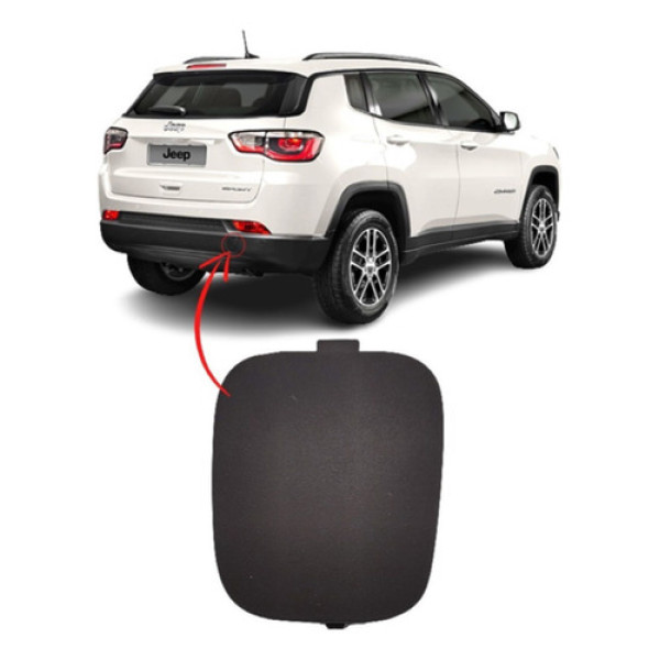 Tampa Reboque Traseiro Jeep Compass De 2017 18 2019 2020