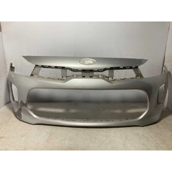 Parachoque Kia Rio 2017 2018 2019 2020 Original Cinza Cinza