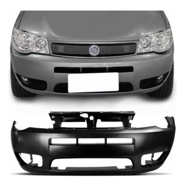 Parachoque Palio Siena Sapao 2005 2006 2007 A 2012 Novo Impo Preto