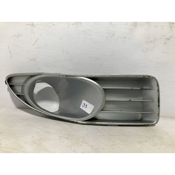 Moldura Milha Linea 2008 2009 2010 2011 2012 L.d Original Cinza Direito