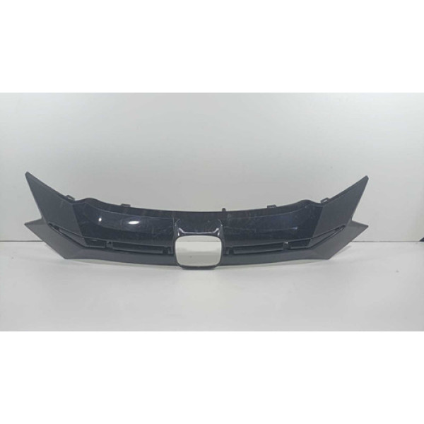 Moldura Friso Grade Honda Hrv 2016 2017 2018 Original Preto Fosco