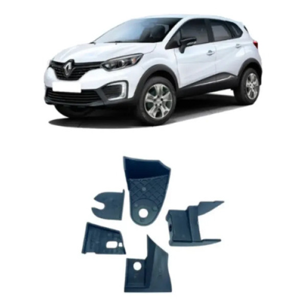 Kit Garra Recuperação Orelha Farol Captur 2017 19 20 A 2021 Esquerdo/motorista