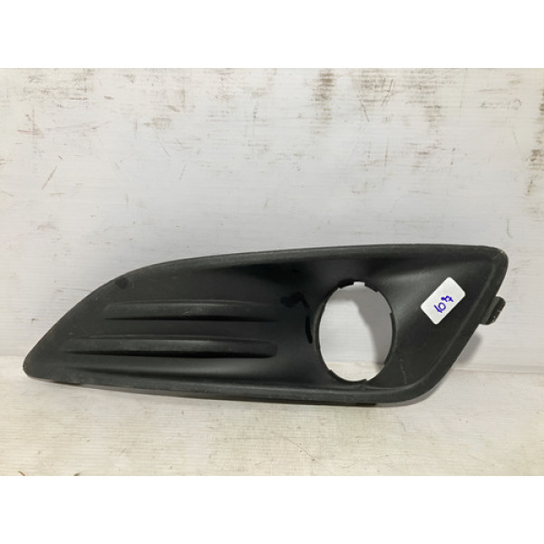 Moldura Milha New Fiesta 2014 2015 2016 2017 L.e Original Preto Esquerdo