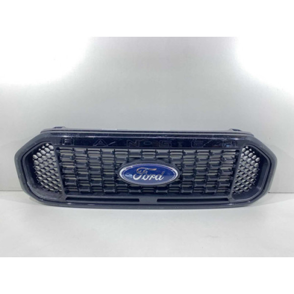 Grade Parchoque Ford Ranger 2020 2021 2022 2023 Original Preto Fosco