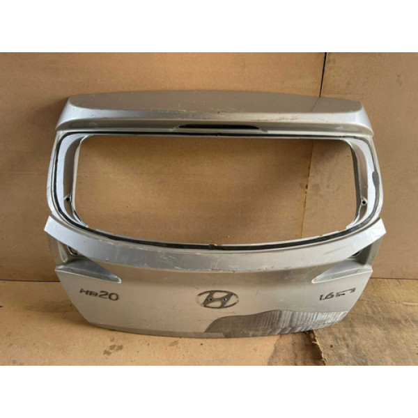 Tampa Traseira Hb20 Hatch 2013 2014 2015 A 2019 Original Cinza